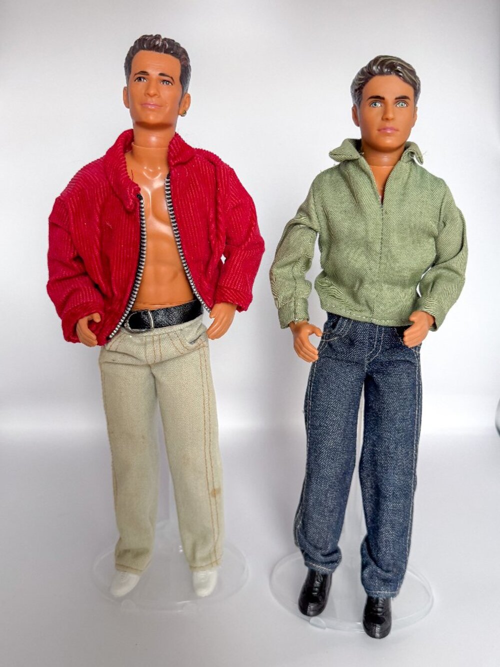 1991 Mattel Dylan McKay Brandon Walsh Dolls Beverly Hills 90210 Lot Vintage